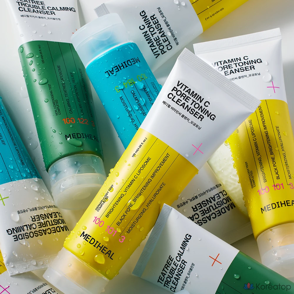 Очищающая пенка для лица Mediheal Madecassoside Moisture Soothing Cleansing Foam, 120 мл, 1 шт.