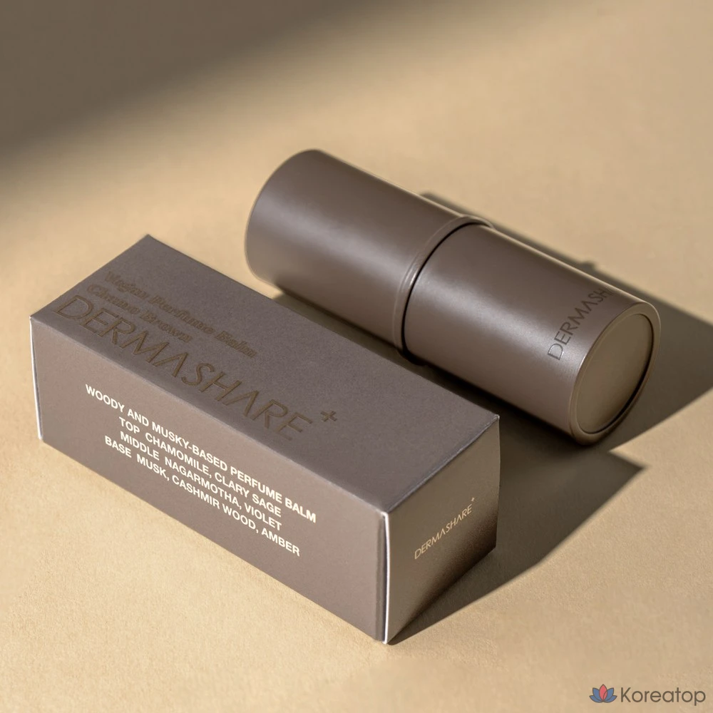 Набор из 2 парфюмерных духов Dermashare Vegan Perfume Balm Camo Brown Rose Ivory Solid Perfume Set, фото 9