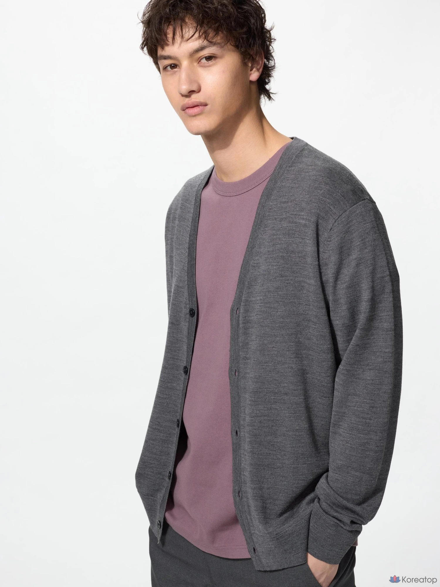 Кардиган Uniqlo Merino V-Neck