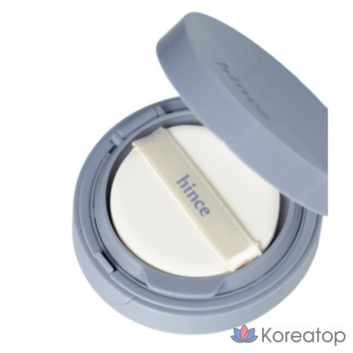 Тональный крем-кушон Hince Second Skin Mesh Matte Cushion, 12 г, сменный блок (SPF40), розовый (№ 15), 1 шт., фото 3
