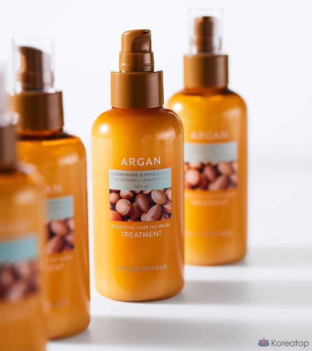 Nature Republic Argan Essential Hair No-Wash Treatment, 160 мл, 1 шт.