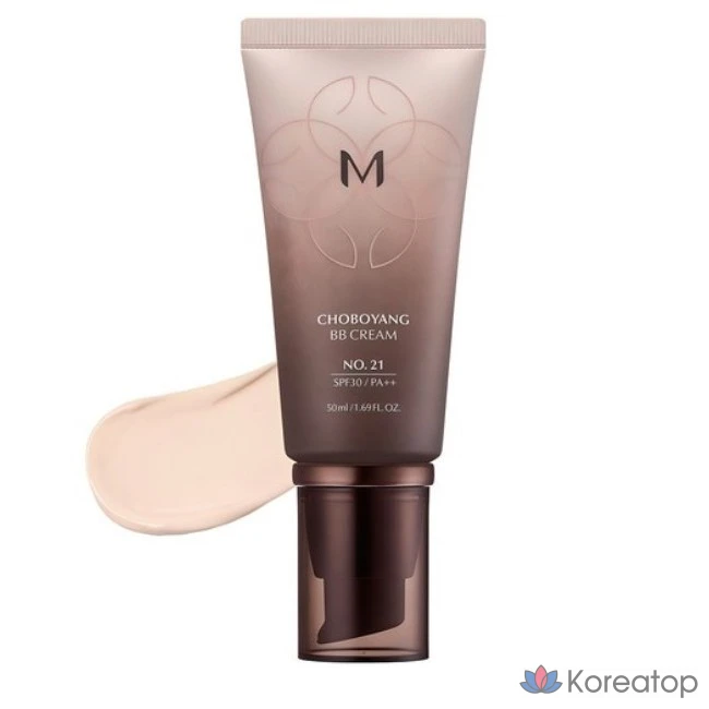 BB-крем Missha M Choboyang SPF30 PA++ 50 мл, 21 RADIANT BEIGE (ярко-бежевый), 1 шт.