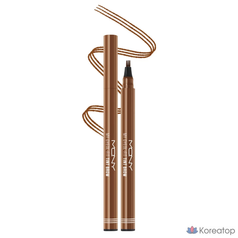 Тинт для бровей Mqny New York My Fit, 0,8 г, натуральный коричневый, 1 шт.