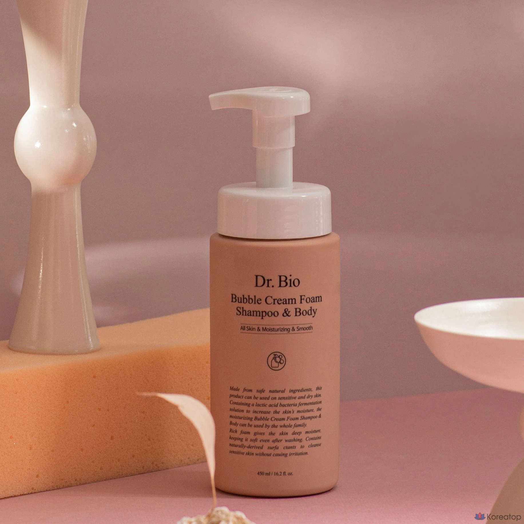 Шампунь и гель для душа Dr. Bio Bubble Cream Foam, 450 мл, 1 шт.