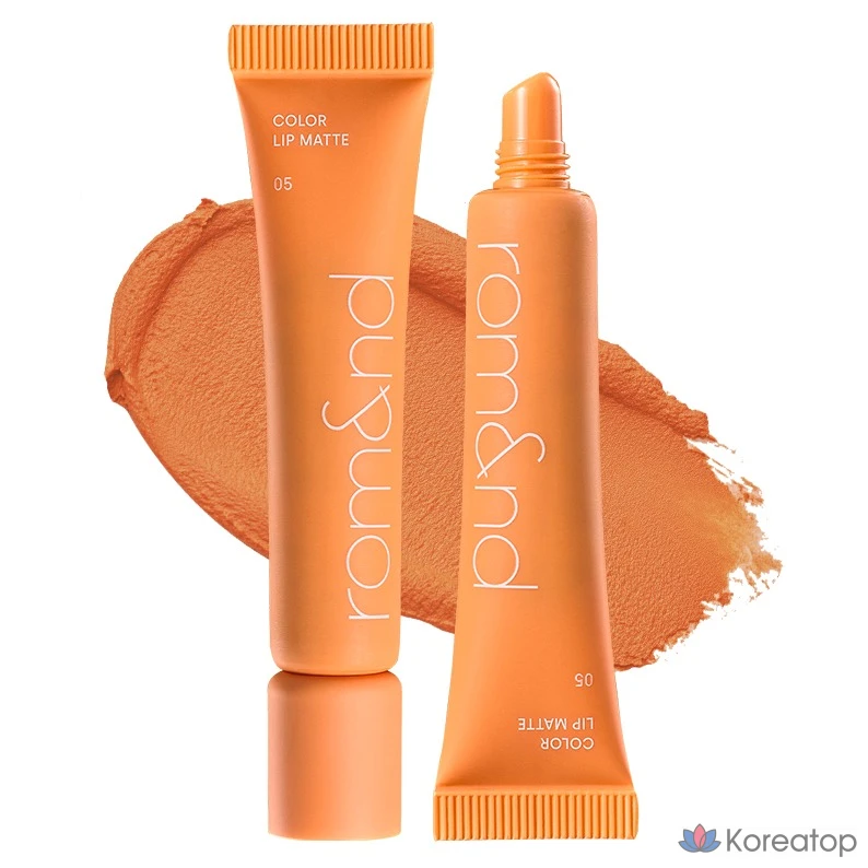 Матовая помада ROM&ND Color, 1 шт., оттенок 05 "Нюд-манго"