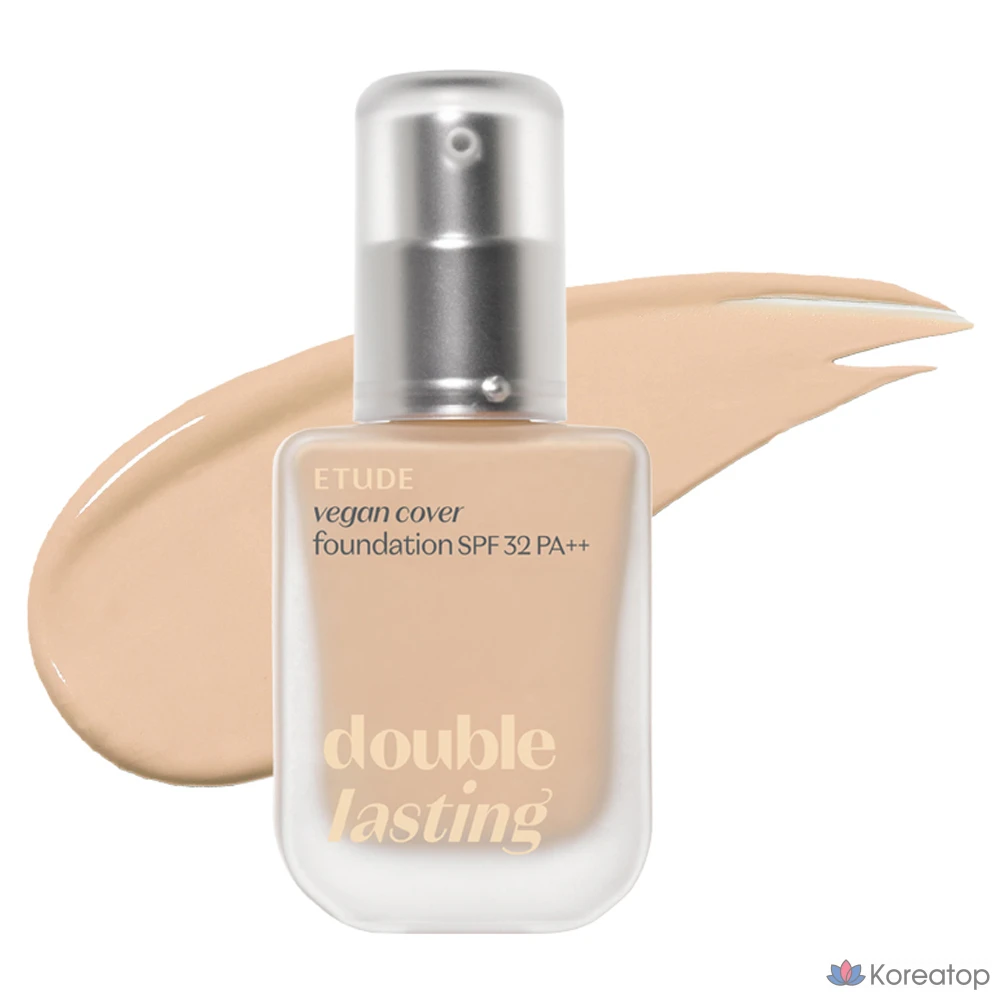 Тональный крем Etude House Double Lasting Vegan Cover Foundation 30 г, 1 шт., 23N1 Sand