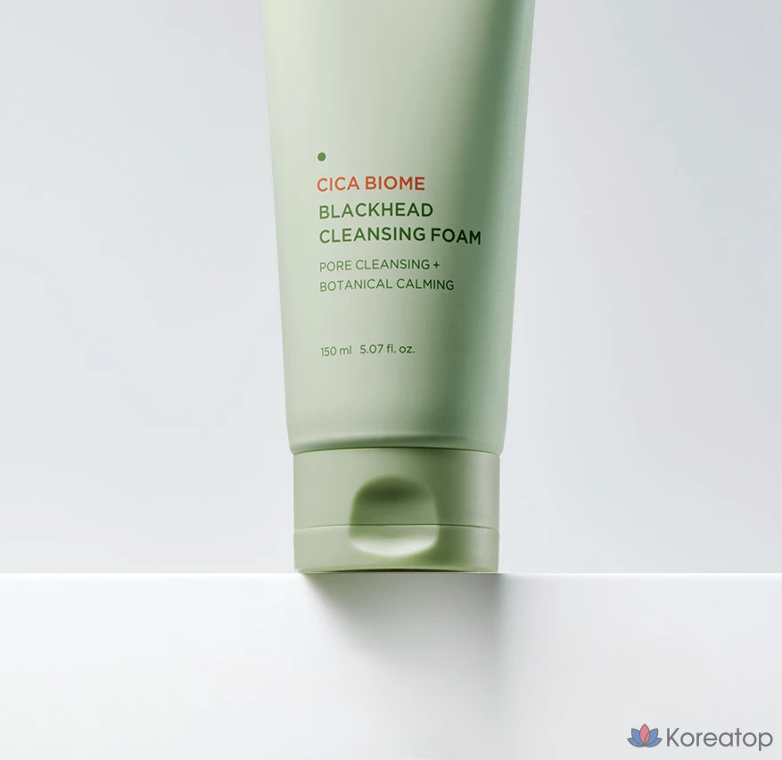 Очищающая пенка для лица BRTC Cica Biome от черных точек, 150 мл, 1 шт.