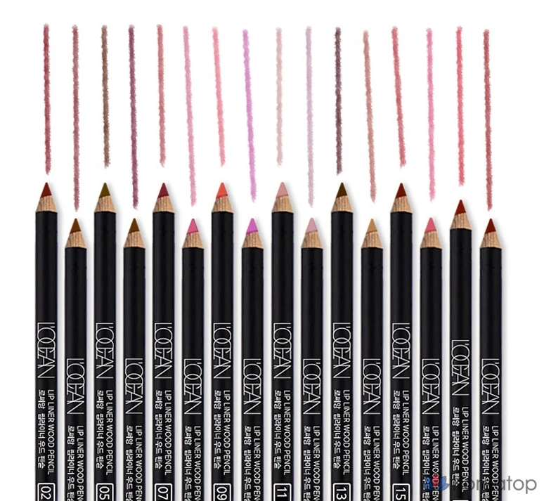 Карандаш для губ Heart percent Wood Pencil Lip Liner, 4 x 150 мм, № 12, нежно-розовый, 1 шт., фото 2