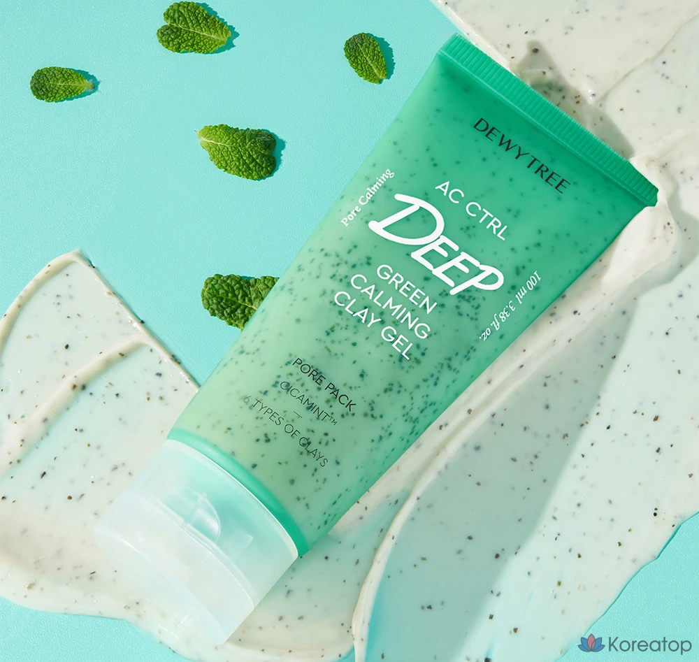 Гель-маска для очищения пор Dewtree AC Control Deep Green Calming Clay Gel Pore Pack, 100 мл, 1 упаковка, 1 шт.