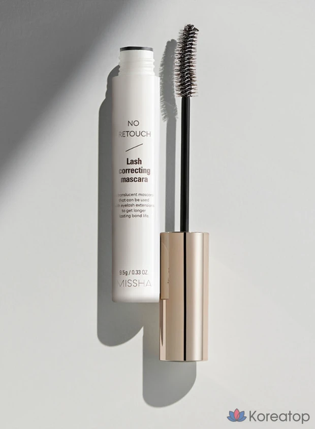 Корректирующая тушь для ресниц Missha No Retouch, 9,5 г, прозрачная, 1 шт., фото 3