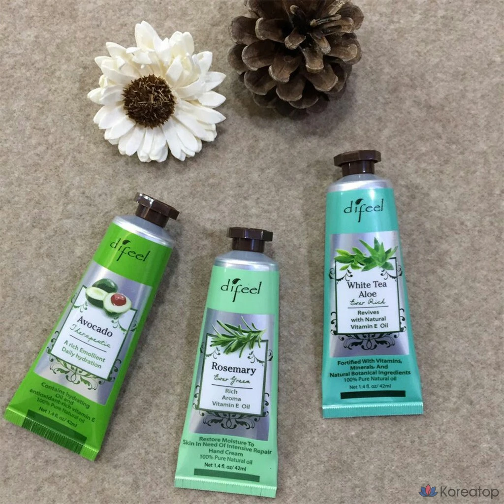 Крем для рук Difeel Nature, 12 видов, 40 г, 1 упаковка