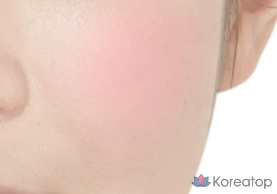 Компактные румяна Etude House Lovely Cookie, 4,5 г, PK002, цвет грейпфрут, 1 шт., фото 3