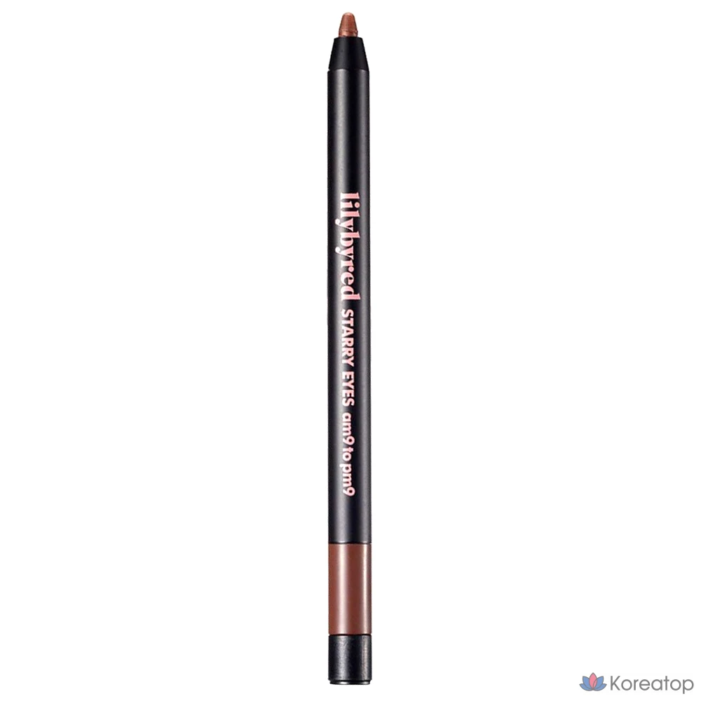 Гелевая подводка для глаз Lilybyred Stareyes Nine to Nine, 0,5 г, оттенок 07, матовый коричневый, 1 шт.