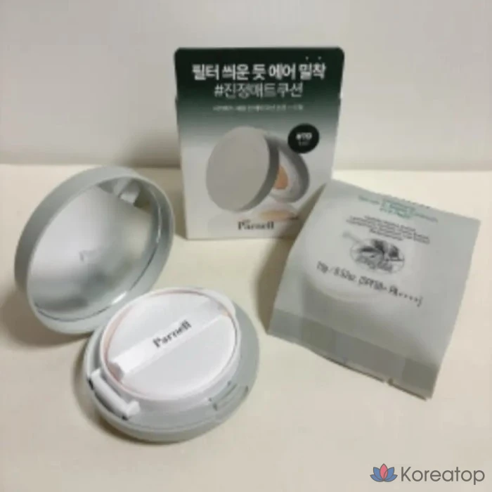 Тональный крем-кушон Parnell Serum-in-Matt Cushion, 1 шт., № 23, основной блок + сменный блок, фото 2