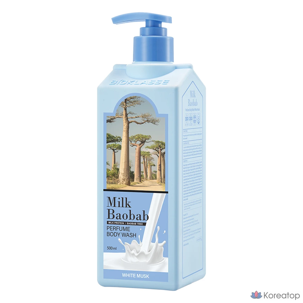 Гель для душа Milk Baobab с ароматом белого мускуса, 500 мл, 1 шт.