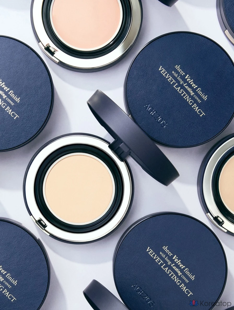 Age20's Velvet Lasting Mini Pact 7g, 21N Soft, 1 Piece, фото 9