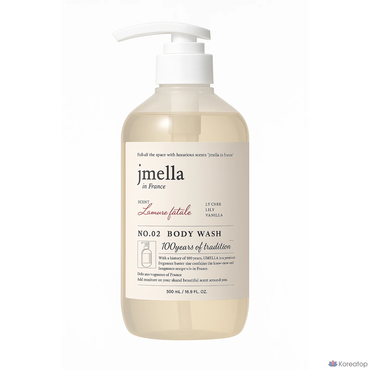 J.Mella Гель для душа Femme Fatale с фруктовым ароматом, 500 мл, 1 шт.