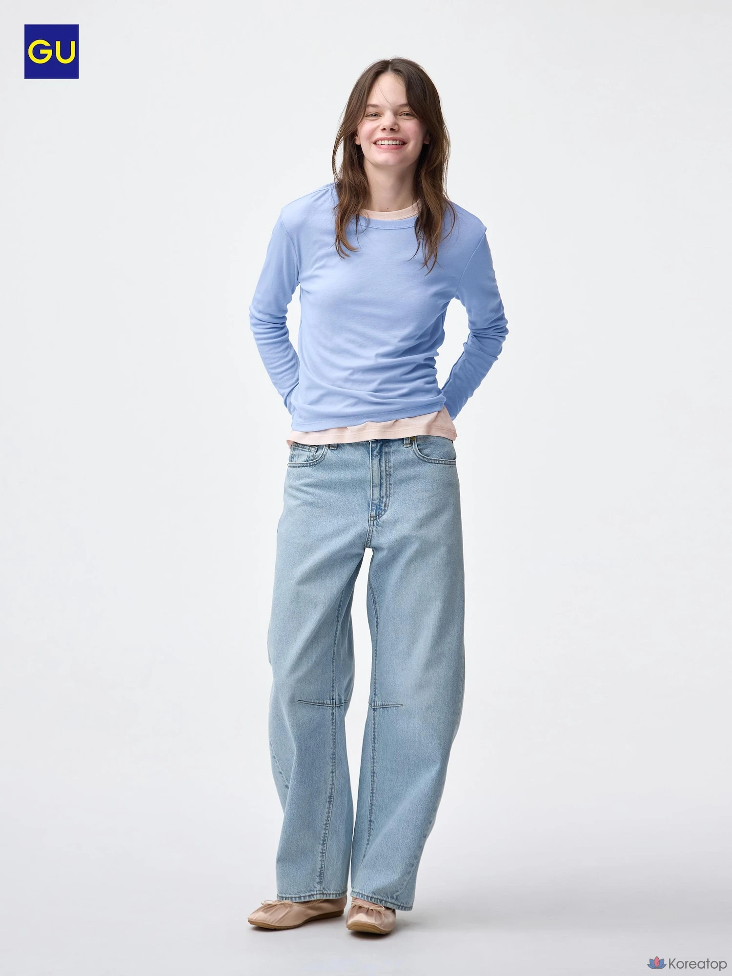 Джинсы Uniqlo Barrel Leg Jeans