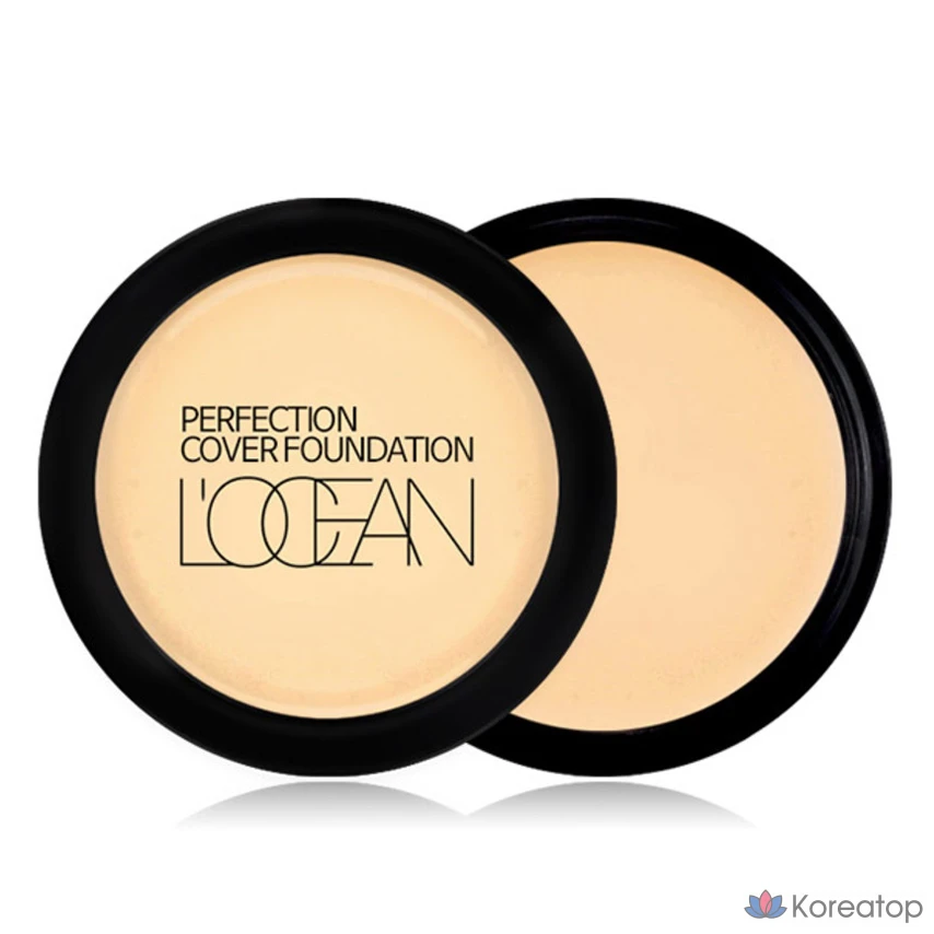 Тональный крем L'OCEAN Cover Foundation, № 21, прозрачно-бежевый, 1 шт.