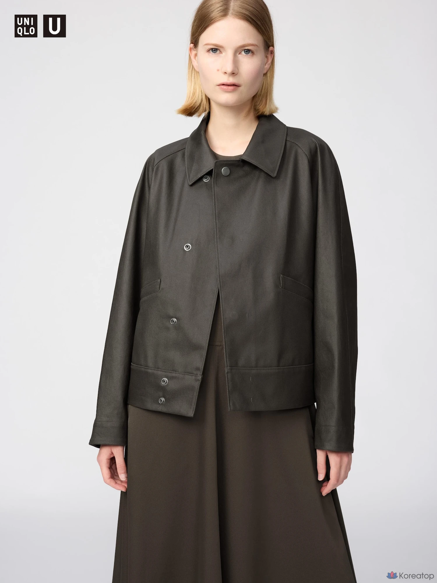Куртка-бомбер Uniqlo Coated Blouson