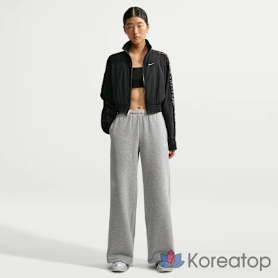 Брюки женские Nike Studio Fleece Medium Weight Mid-Rise Wide Leg Pants