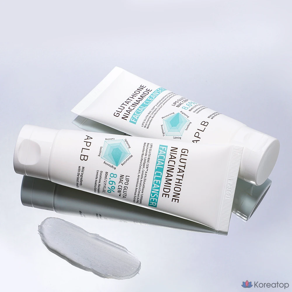 Очищающее средство для лица APLB Glutathione Niacinamide Facial Cleanser, 80 мл, 1 шт.