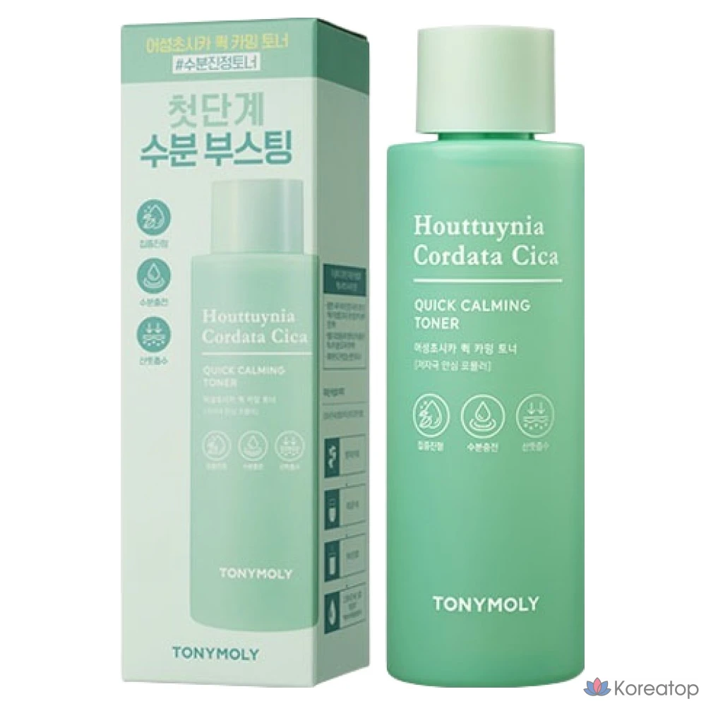 Успокаивающий тоник Tony Moly Cica Quick Calming Toner, 200 мл, 1 шт.