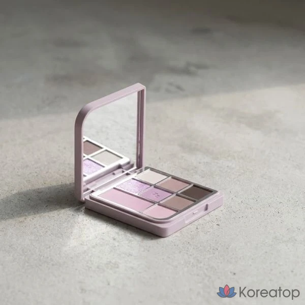 Палетка теней для век Heart Percent Dot On Mood Eye Palette, 04 ANOTHER Nude Facet, 1 шт.