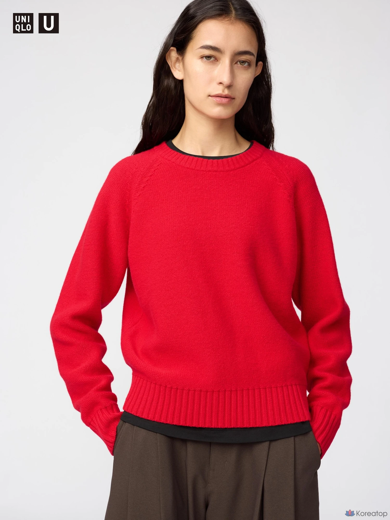 Свитер Uniqlo Lambswool Crew Neck Sweater
