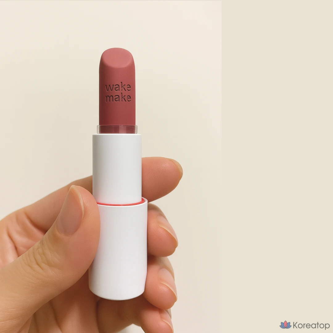 Тинт-бальзам для губ WAKEMAKE Soft Blurring Balm Stick Lipstick Tint, оттенок Hush Mauvе (Chocolate Mauve), 1 шт., фото 8