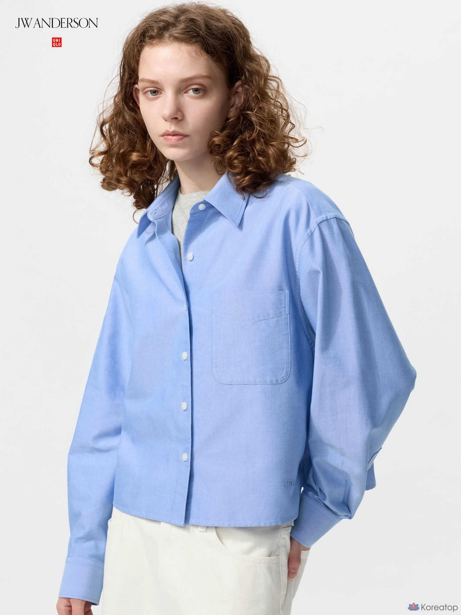 Рубашка Uniqlo Oxford Boxy Shirt