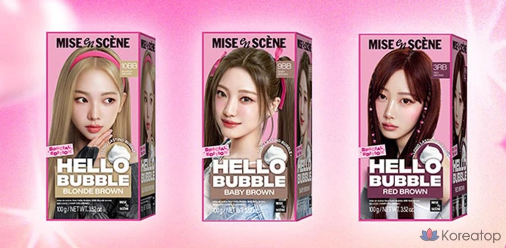 Краска для волос Mise en Scene New Hello Bubble, оттенок 9 Baby Brown, 100 г, 1 шт., фото 9