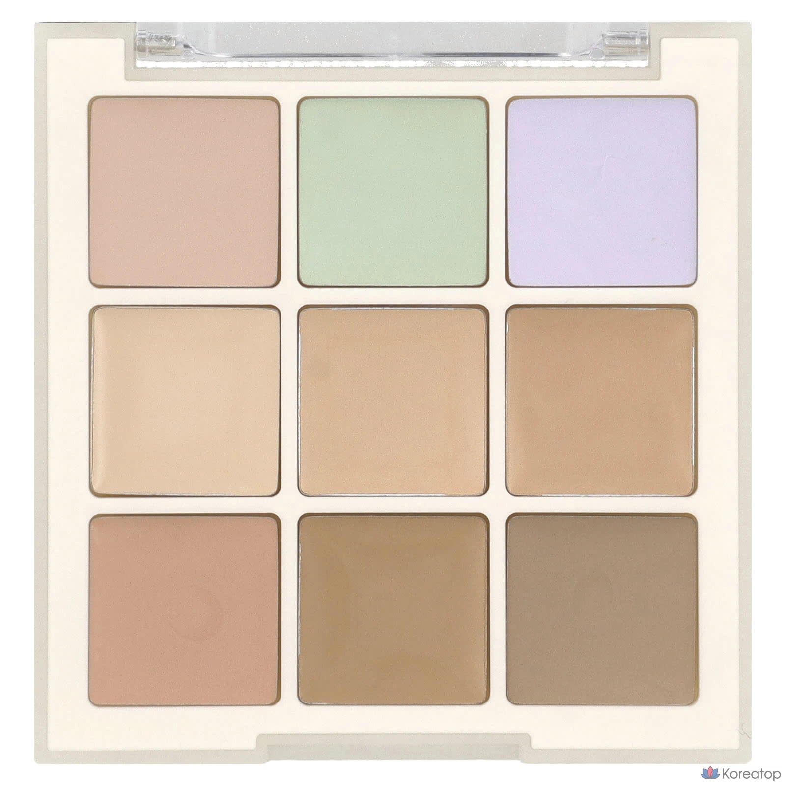 Палетка консилеров Dasique Pro Concealer Palette 01 Cover, 9 г, 1 шт., фото 4