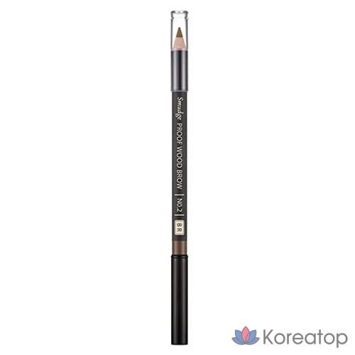 Тушь для бровей Missha Smudgeproof Wood Brow, коричневый цвет, 1 шт.