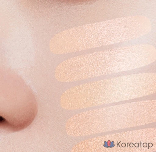 Набор консилера The Saem Cover Perfection Concealer Cushion Renew 12 г + сменный блок 12 г, оттенок 1.5 Natural Beige, 1 шт.