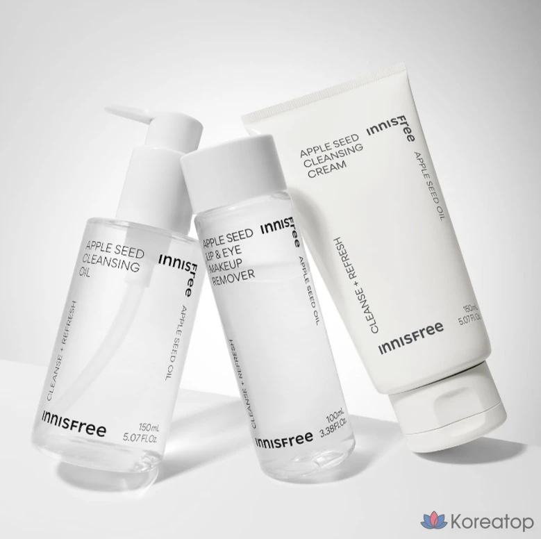 Средство для снятия макияжа с губ и глаз Innisfree со вкусом яблочных косточек, 100 мл, 1 шт.