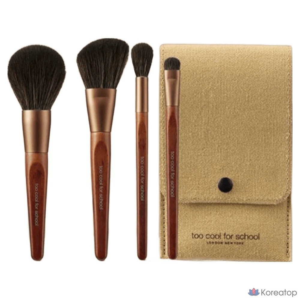 Профессиональный набор кистей для художников Too cool for school, веганский, 1 шт.