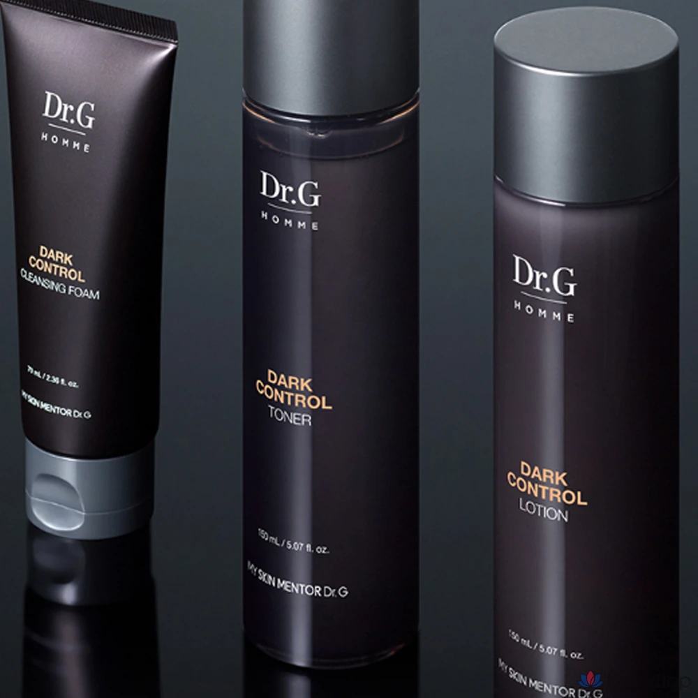 Набор Dr.G Homme Dark Control: тоник 150 мл + лосьон 150 мл + очищающая пенка 70 мл (2 комплекта)., фото 5