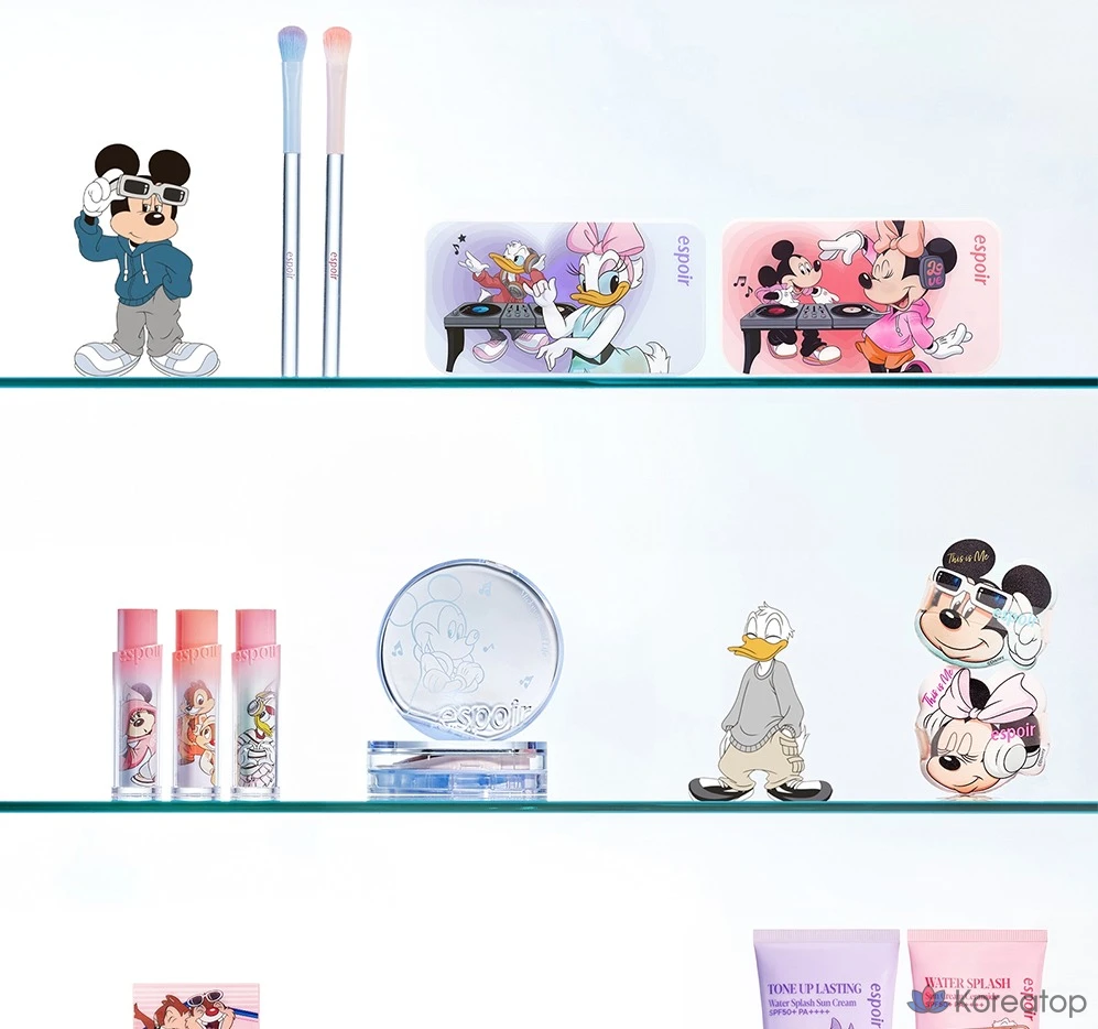 Тональный крем-кушон Espoir Disney Edition Velvet Cover Cushion SPF42 PA++ (13 г) + набор сменных блоков 13 г, № 21, цвет слоновой кости, 1 шт.