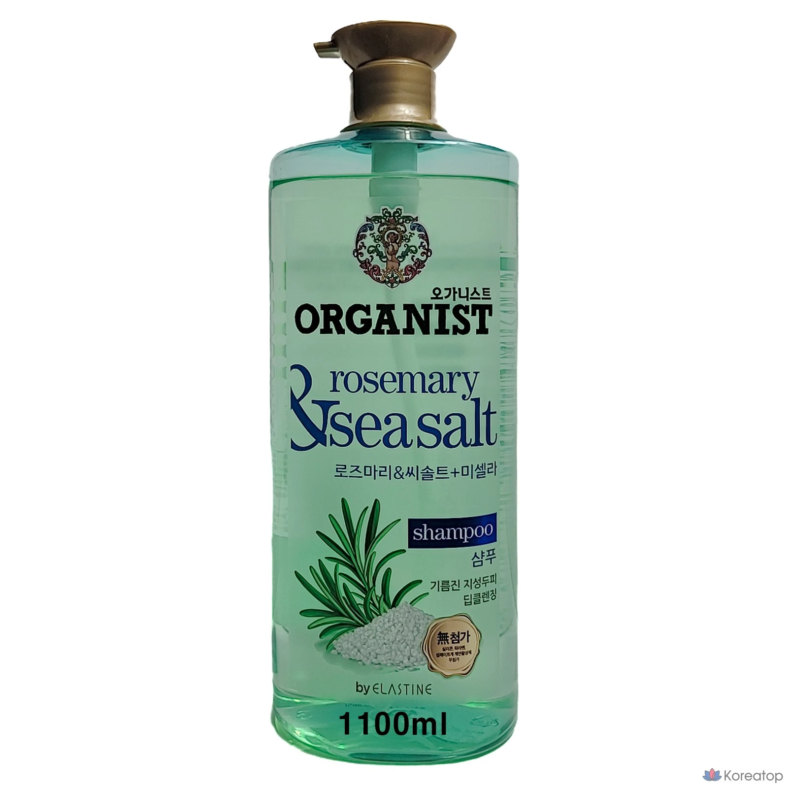 Шампунь для глубокого очищения кожи головы Elastine Organist с розмарином и морской солью, 1,1 л, 1 шт.