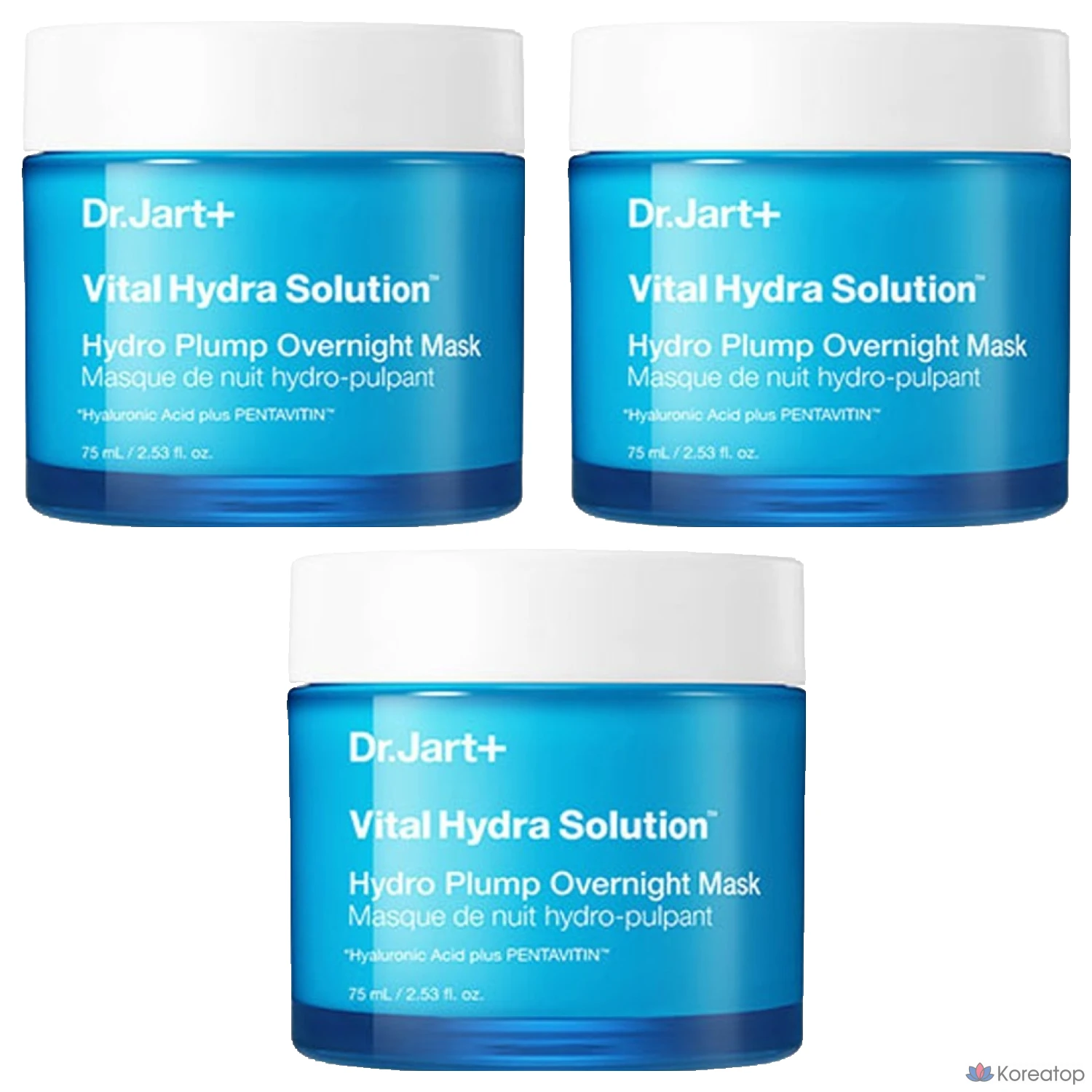 Dr. Jart+ Vital Hydra Solution Hydro Plump Overnight Mask, 75 мл, 3 шт.