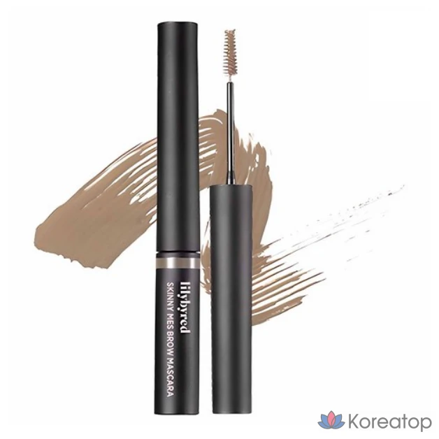 Тушь для бровей Lilybyred Skinny Messy Brow Mascara 3,5 г, цвет 05 Taupe Brown, 1 шт.