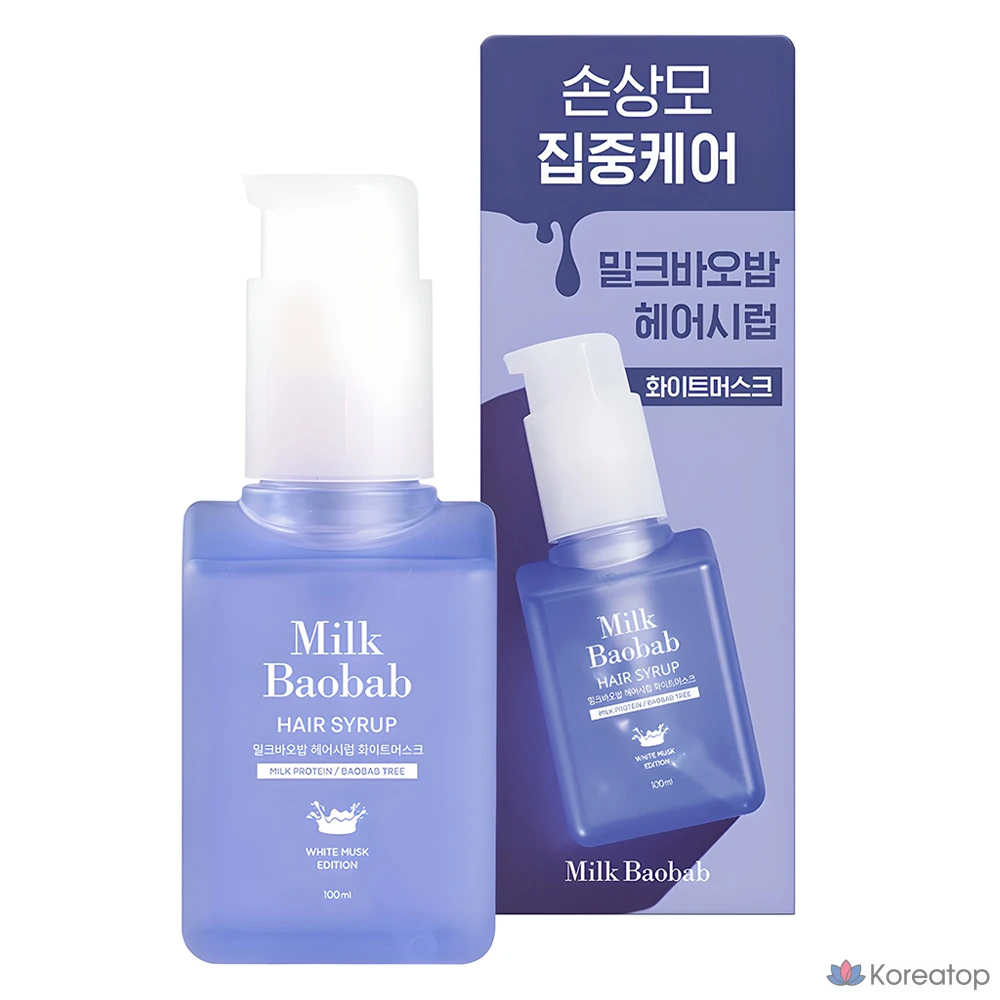 Сироп для волос с экстрактом баобаба и белым мускусом, 100 мл, 1 шт.