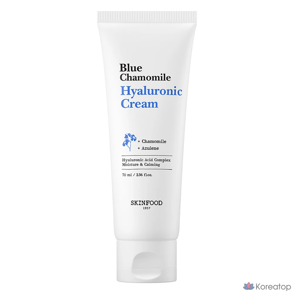 Крем Skinfood с голубой ромашкой и гиалуроновой кислотой, 70 мл, 1 шт.
