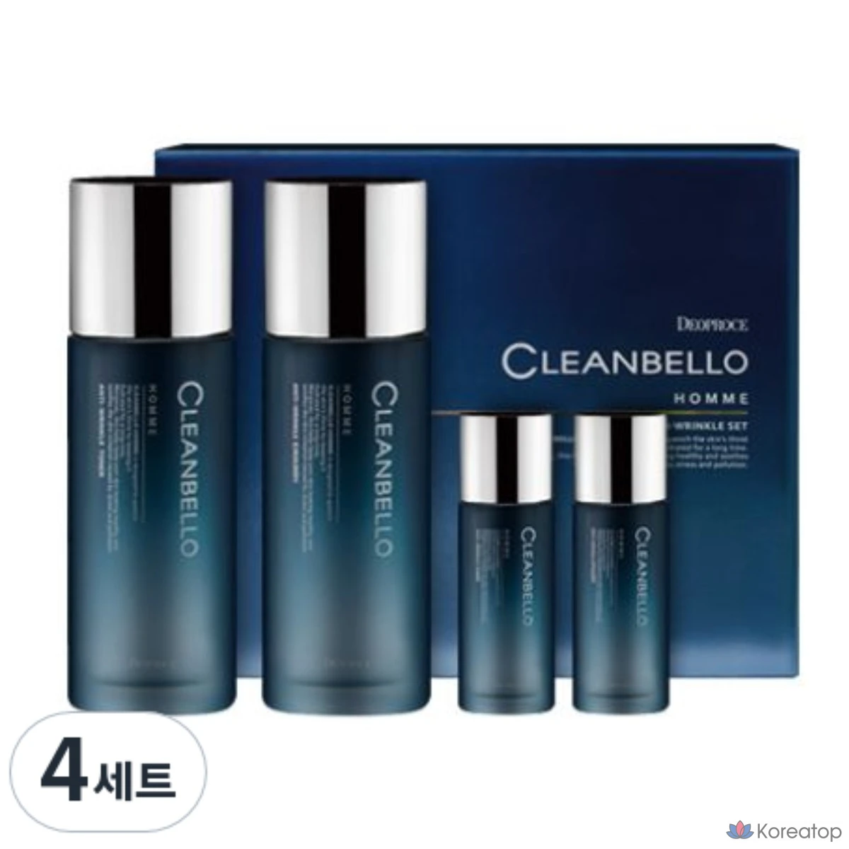 Набор из 4 лосьонов против морщин Dioprus Cleanbella Homme, 4 комплекта.