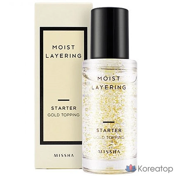Увлажняющий базовый крем Missha Moist Layering Starter Gold Topping, 30 мл, 1 шт.