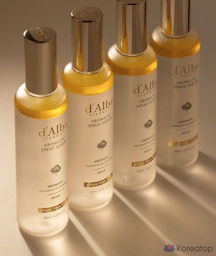 Набор D'alba White Truffle First Aromatic Spray Serum 120 мл x 2 шт. + Mildly Acidic Gel Clean 3 мл x 5 шт., 1 шт.