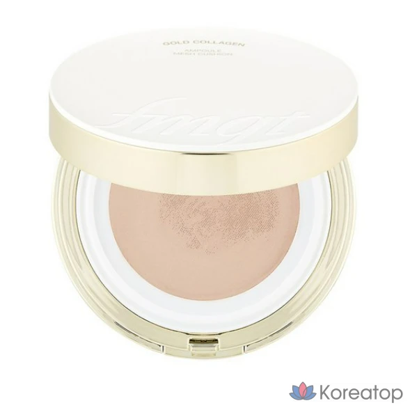 Крем-кушон The Face Shop FMGT New Gold Collagen Ampoule Mesh Cushion, 201, 1 шт.