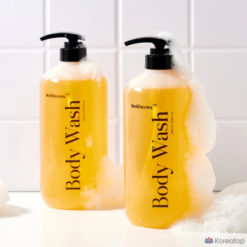 Гель для душа WellDerma с лимонным деревом, 1 л, 1 шт.