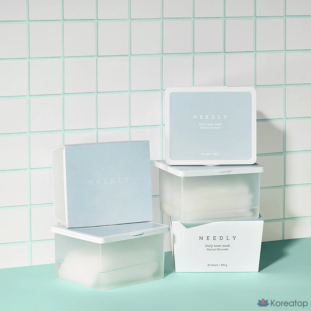 Тонизирующая подушечка-маска для лица Needly Daily Toner Hydration Skin Mask Pack, 3 упаковки по 30 листов., фото 5